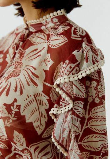 Шифоновая блузка