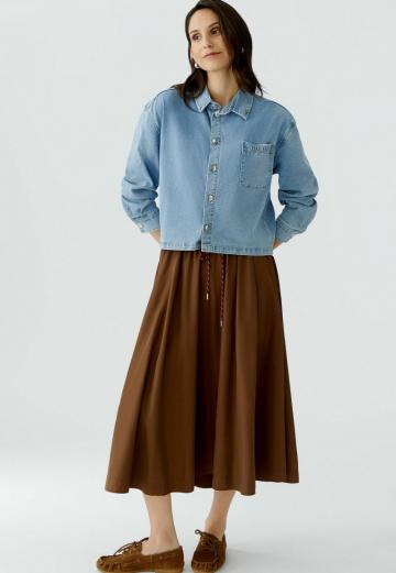 Джинсовая блузка