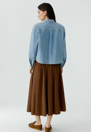 Джинсовая блузка