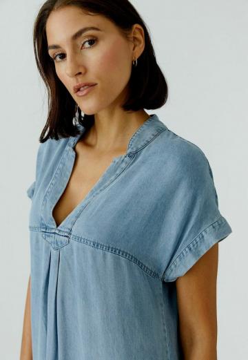 Джинсовое платье