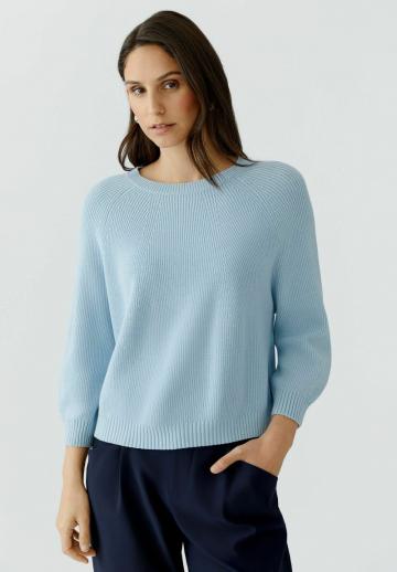 Пуловер с рукавом три четверти