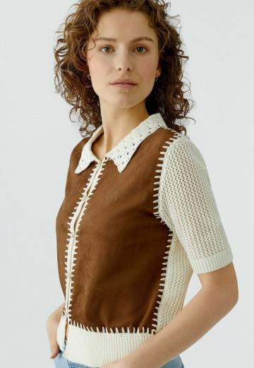 Вязаная кофта