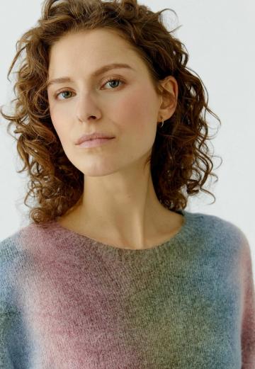 Пуловер с рукавом три четверти