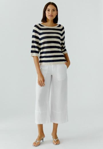 Пуловер с рукавом три четверти