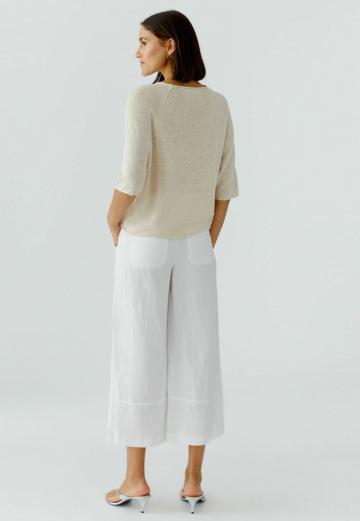 Пуловер с рукавом три четверти