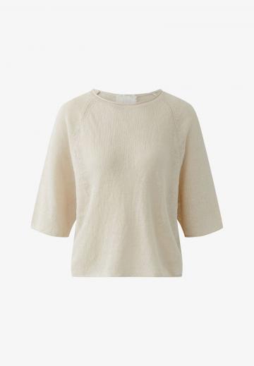 Пуловер с рукавом три четверти