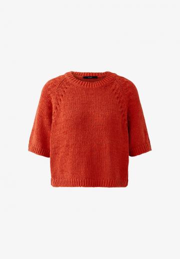 Пуловер с коротким рукавом