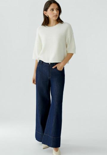 Пуловер с рукавом три четверти