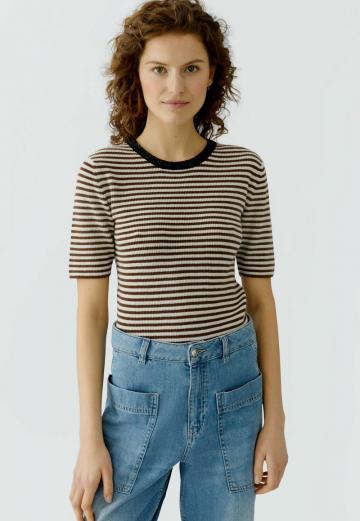 Пуловер с коротким рукавом