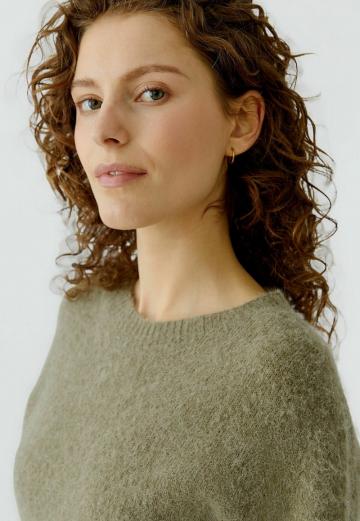 Пуловер с коротким рукавом