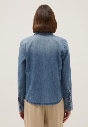 Джинсовая блузка
