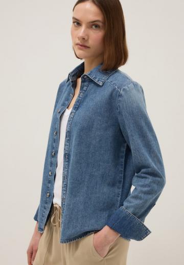 Джинсовая блузка