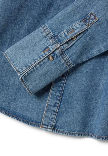 Джинсовая блузка