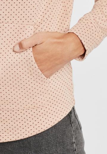 Пуловер с капюшоном