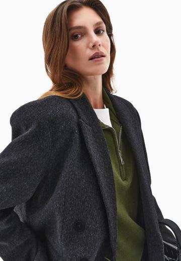 Шерстяное пальто