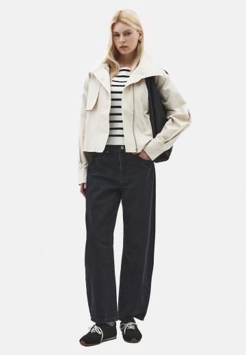 Пуловер в полоску