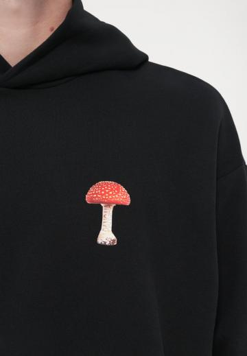 Пуловер с капюшоном