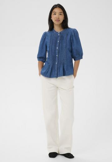Джинсовая блузка