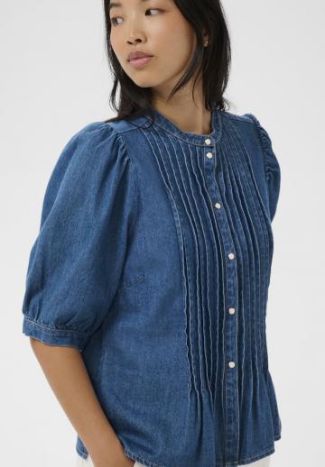 Джинсовая блузка