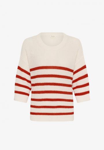 Пуловер с рукавом три четверти