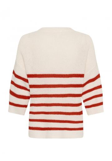 Пуловер с рукавом три четверти