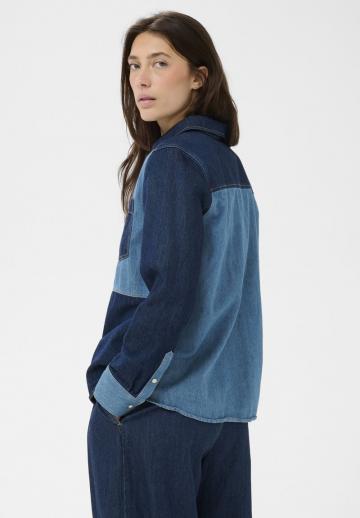 Джинсовая блузка