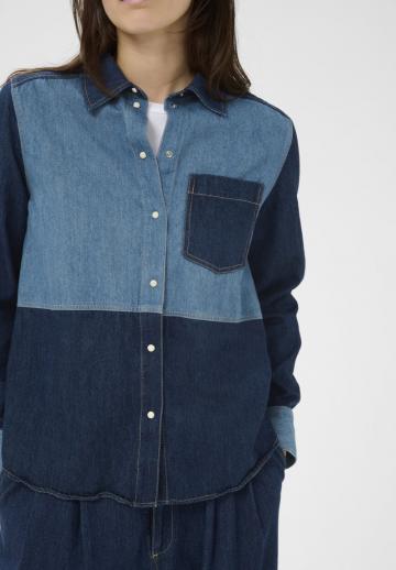 Джинсовая блузка