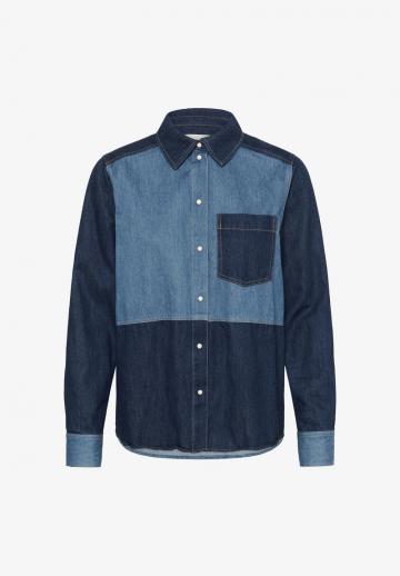 Джинсовая блузка