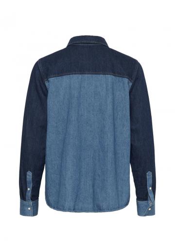 Джинсовая блузка