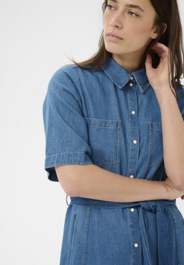 Джинсовое платье