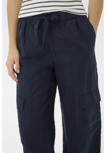 Брюки с накладными карманами