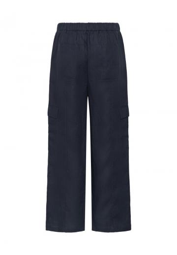 Брюки с накладными карманами