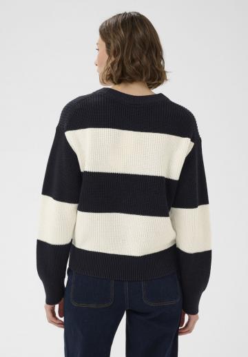 Пуловер в полоску