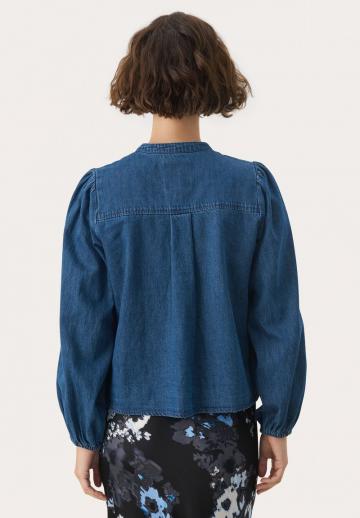 Джинсовая блузка