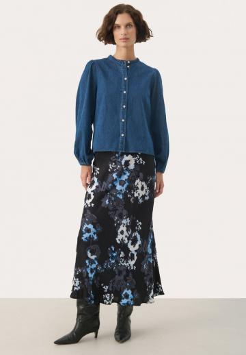 Джинсовая блузка