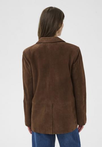 Кожаное пальто