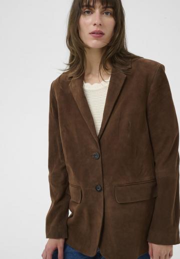 Кожаное пальто