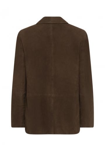 Кожаное пальто