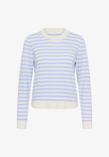 Пуловер в полоску