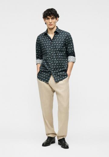 Льняные брюки