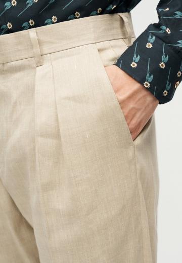 Льняные брюки
