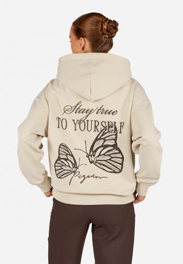 Пуловер с капюшоном