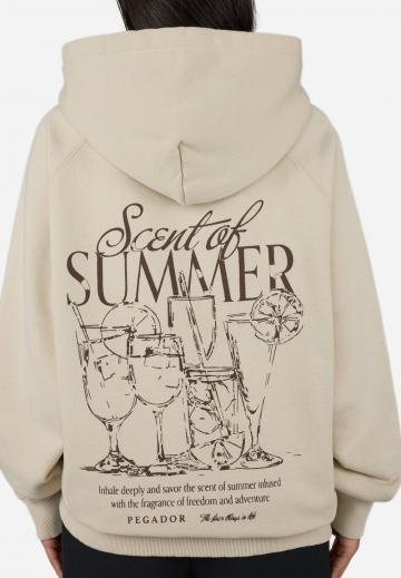 Пуловер с капюшоном