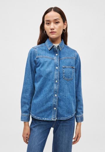 Джинсовая блузка