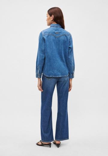 Джинсовая блузка