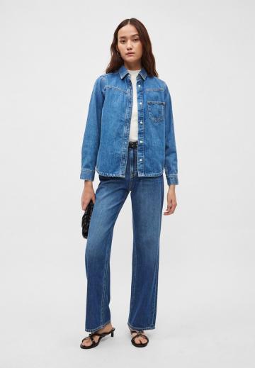 Джинсовая блузка