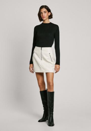 Кожаная юбка