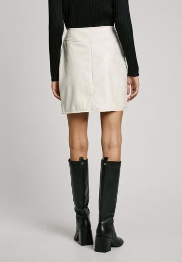 Кожаная юбка