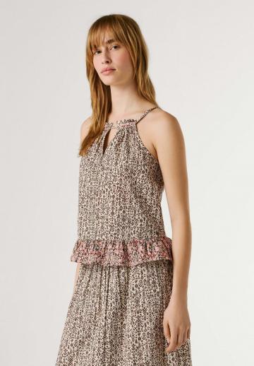 Топ на бретельках