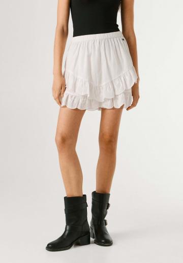 Юбка с воланами